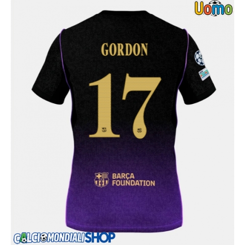Maglie da calcio Barcelona Anthony Gordon #17 Seconda Maglia 2026-27 Manica Corta